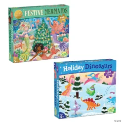 100-Piece Holiday Puzzles: Set Of 2