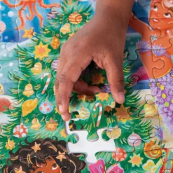 100-Piece Holiday Puzzles: Set Of 2 -Children Toy Store 100 piece holiday puzzles set of 214243140 a05