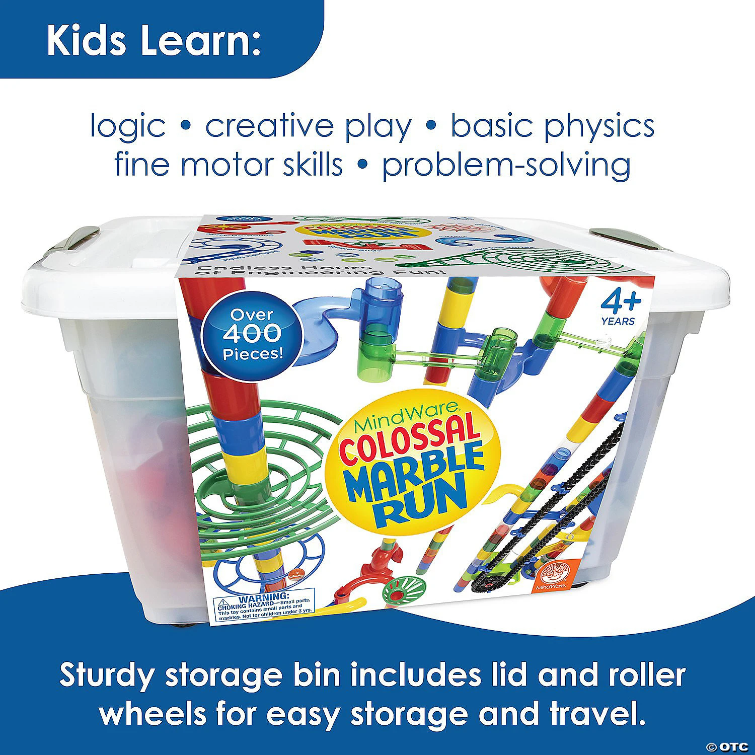 400 Piece Colossal Elevator Marble Run 5 400 Piece Colossal Elevator Marble Run - Image 5