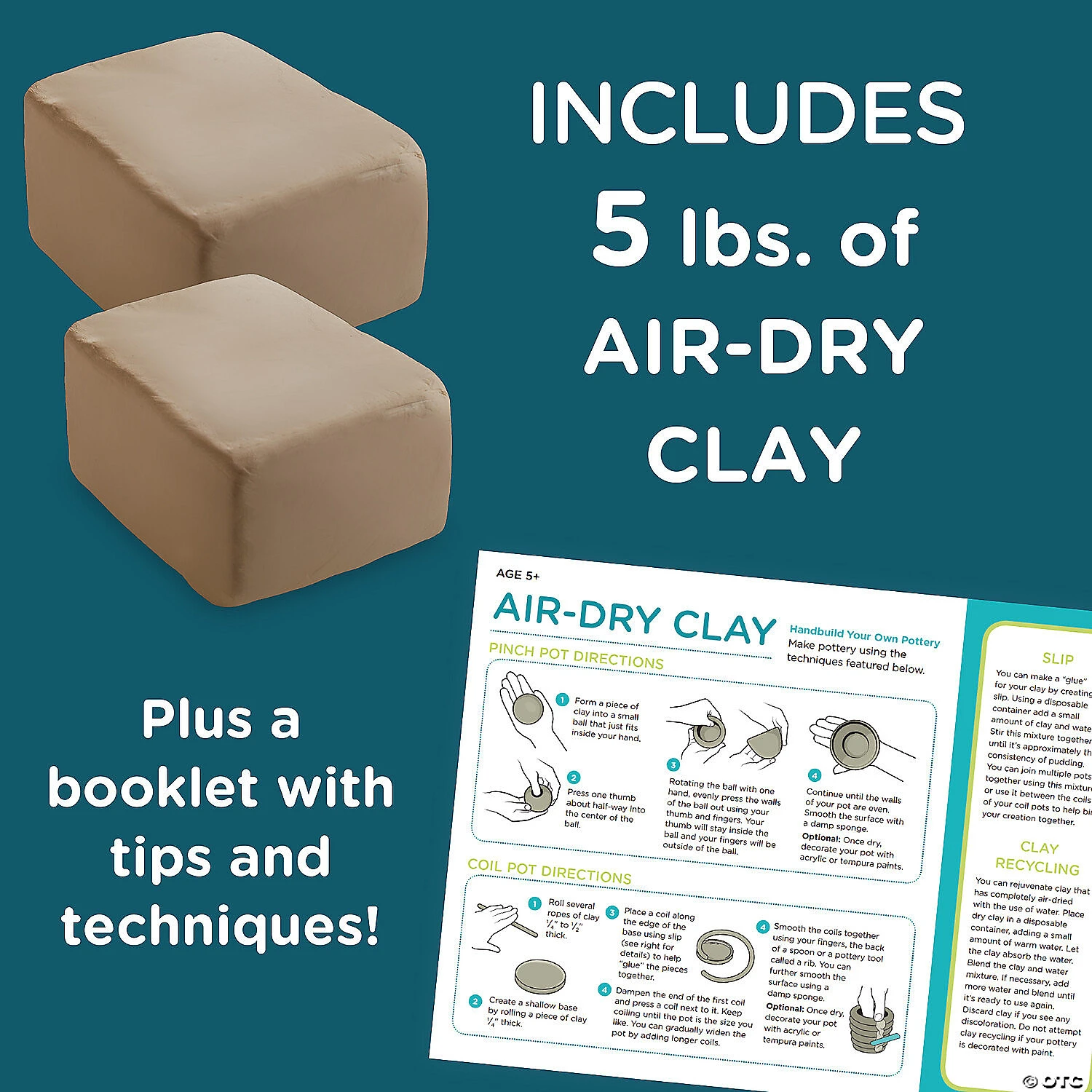 5 Lb Air-Dry Clay Refill 2 5 Lb Air-Dry Clay Refill - Image 2