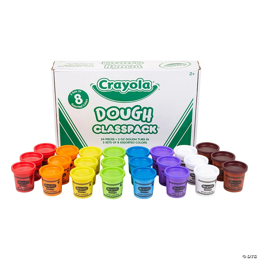 8-Color Crayola® Dough Tubs Classpack® - 24 Pc. 1 8-Color Crayola® Dough Tubs Classpack® - 24 Pc.
