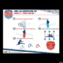 American Ninja Warrior™ Backyard Obstacle Kit -Children Toy Store american ninja warrior backyard obstacle kit13830118 a04