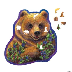 Bear Shaped Puzzle -Children Toy Store bear shaped puzzlepz51 a02