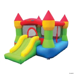 Bounceland Castle Bounce House With Hoop And Slide