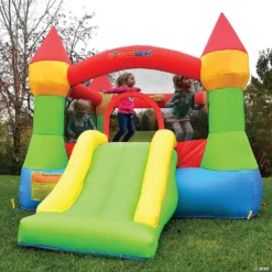 Bounceland Castle Bounce House With Hoop And Slide -Children Toy Store bounceland castle bounce house with hoop and slide14097506 a05