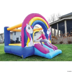 Bounceland Rainbow Unicorn Bounce House And Slide -Children Toy Store bounceland rainbow unicorn bounce house and slide14097508 a04