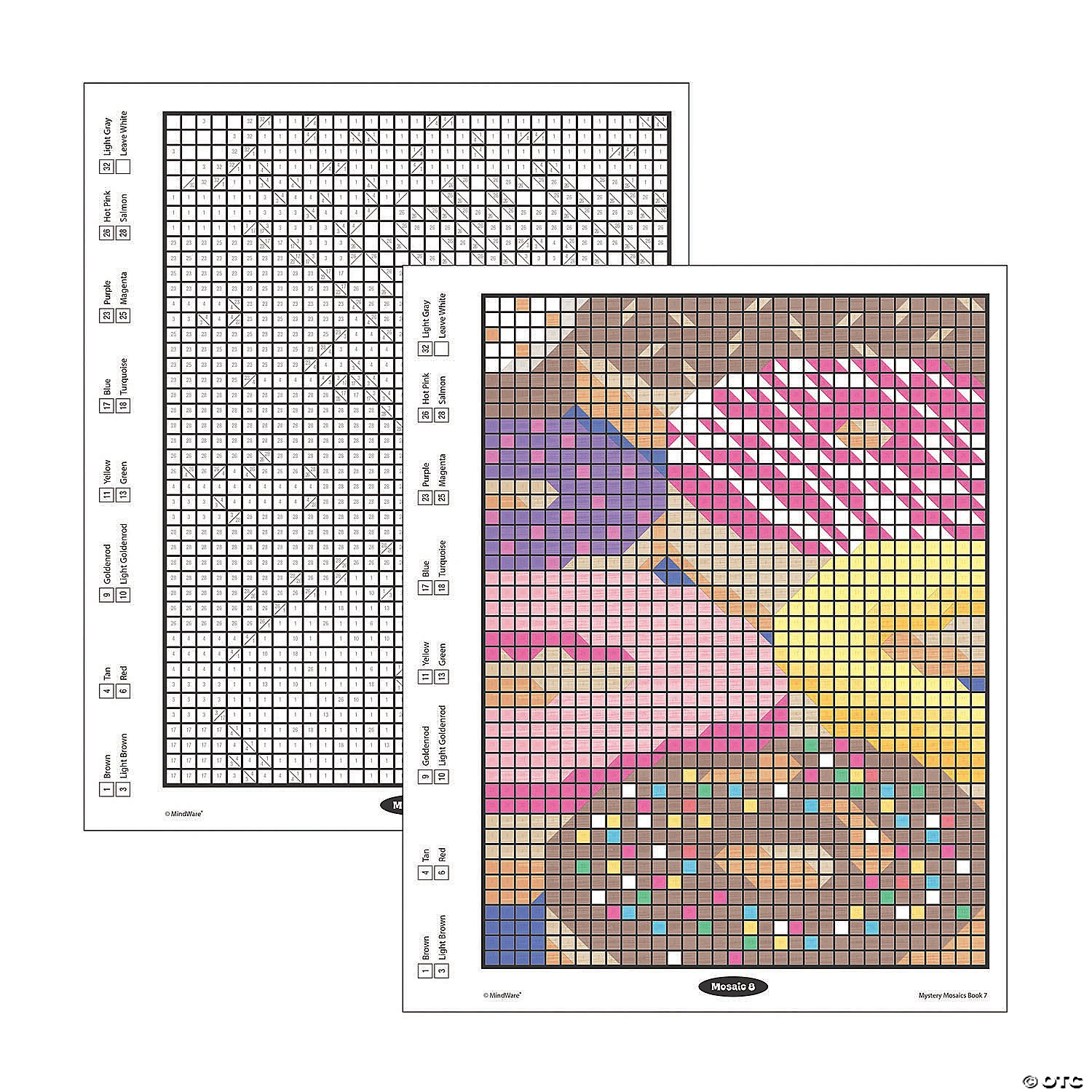 Color By Number Mystery Mosaics: Book 7 2 Color By Number Mystery Mosaics: Book 7 - Image 2