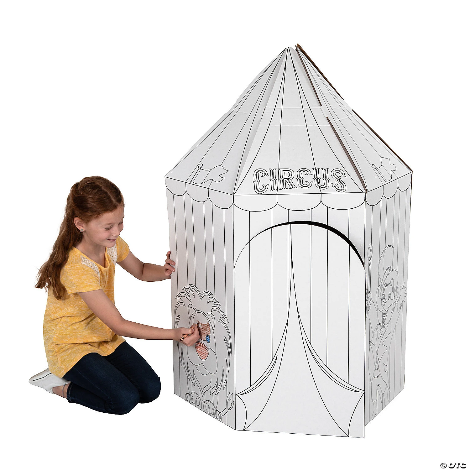 Color Your Own Circus Tent And Playhouse 2 Color Your Own Circus Tent And Playhouse - Image 2