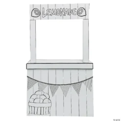 Color Your Own Lemonade Stand And Playhouse