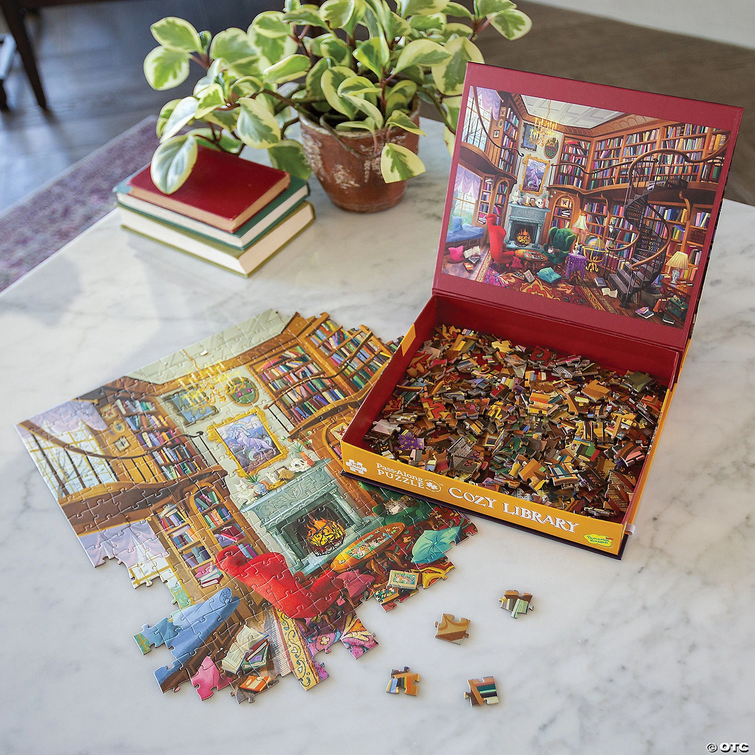 Cozy Library Pass-Along Puzzle 2 Cozy Library Pass-Along Puzzle - Image 2