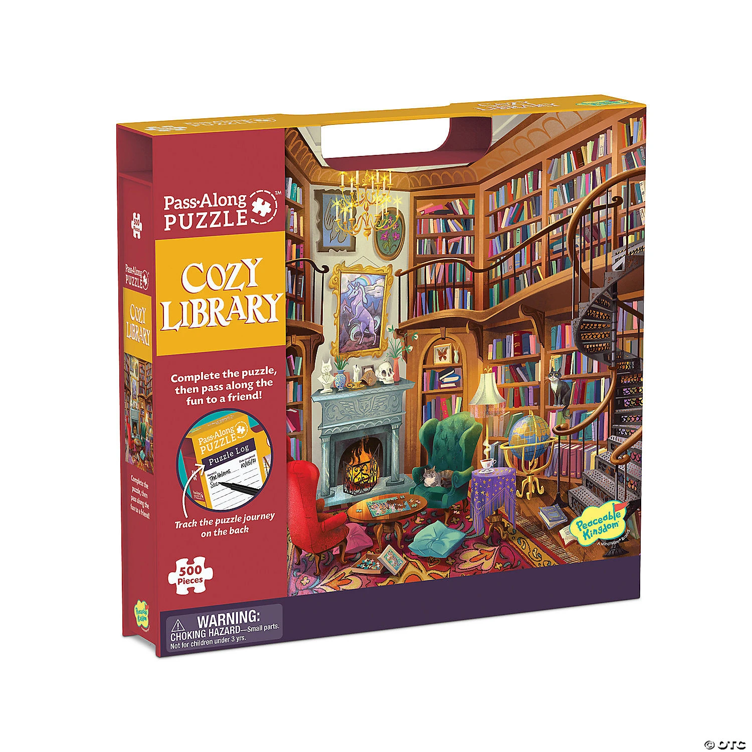 Cozy Library Pass-Along Puzzle 1 Cozy Library Pass-Along Puzzle