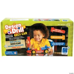 Design & Drill Pwr Play Vehicles Racecar Toy