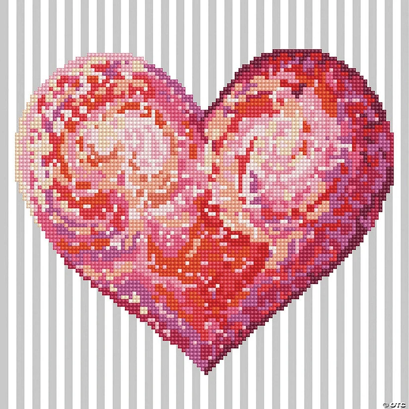 Diamond Dotz Diamond Embroidery Facet Art Kit-Heart Felt With Frame 1 Diamond Dotz Diamond Embroidery Facet Art Kit-Heart Felt With Frame