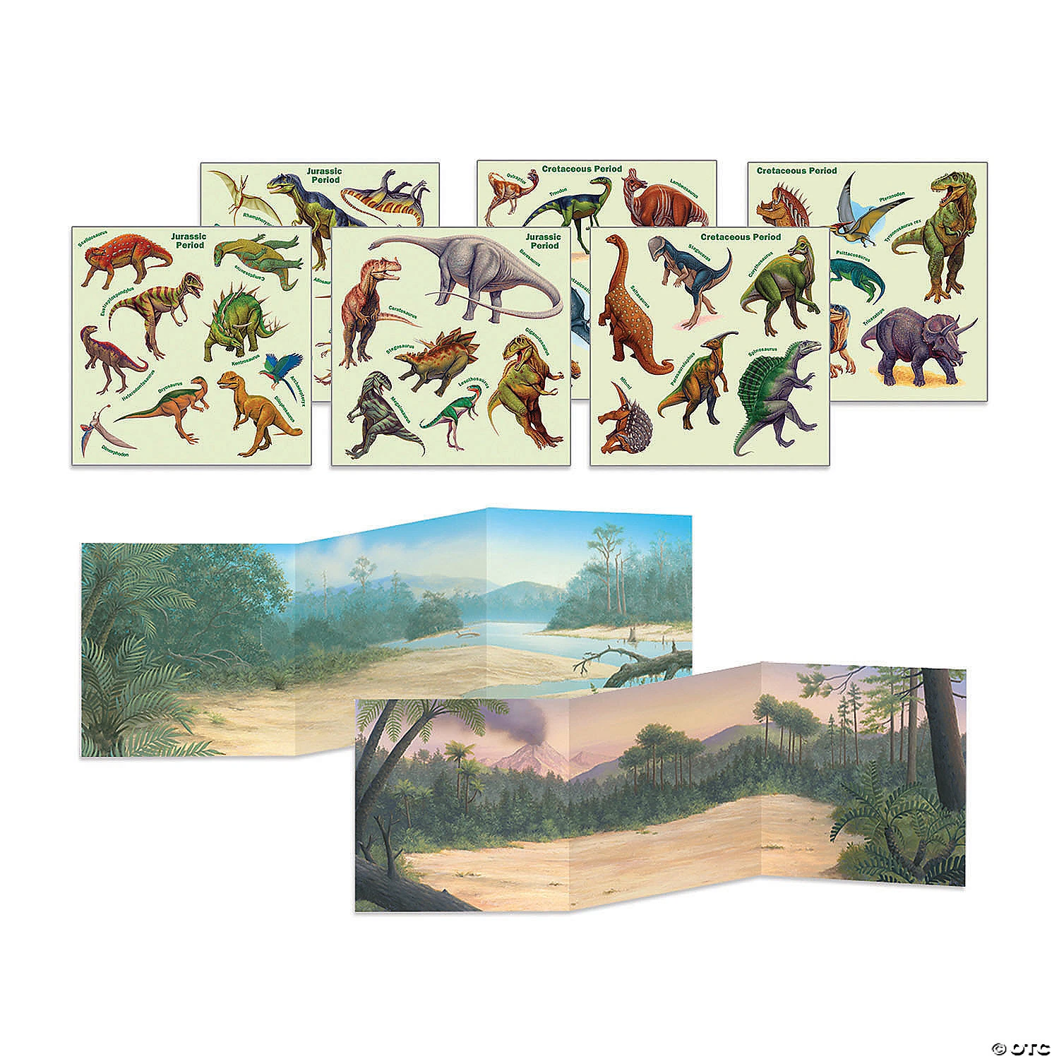 Dinosaur Reusable Sticker Tote 2 Dinosaur Reusable Sticker Tote - Image 2