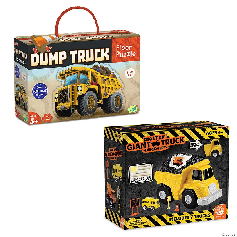 Dump Truck Floor Puzzle & Dig It Up! Discovery With FREE Gift 1 Dump Truck Floor Puzzle & Dig It Up! Discovery With FREE Gift
