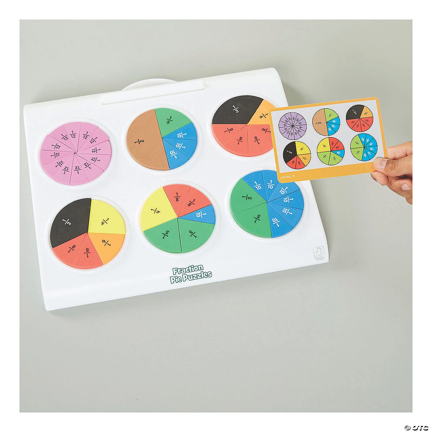 Educational Insights: Fraction Pie Jigsaw Puzzles 5 Educational Insights: Fraction Pie Jigsaw Puzzles - Image 5