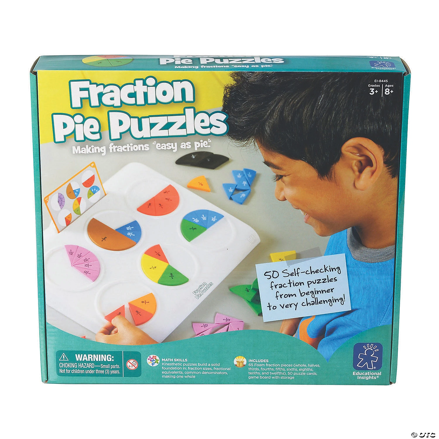 Educational Insights: Fraction Pie Jigsaw Puzzles 1 Educational Insights: Fraction Pie Jigsaw Puzzles