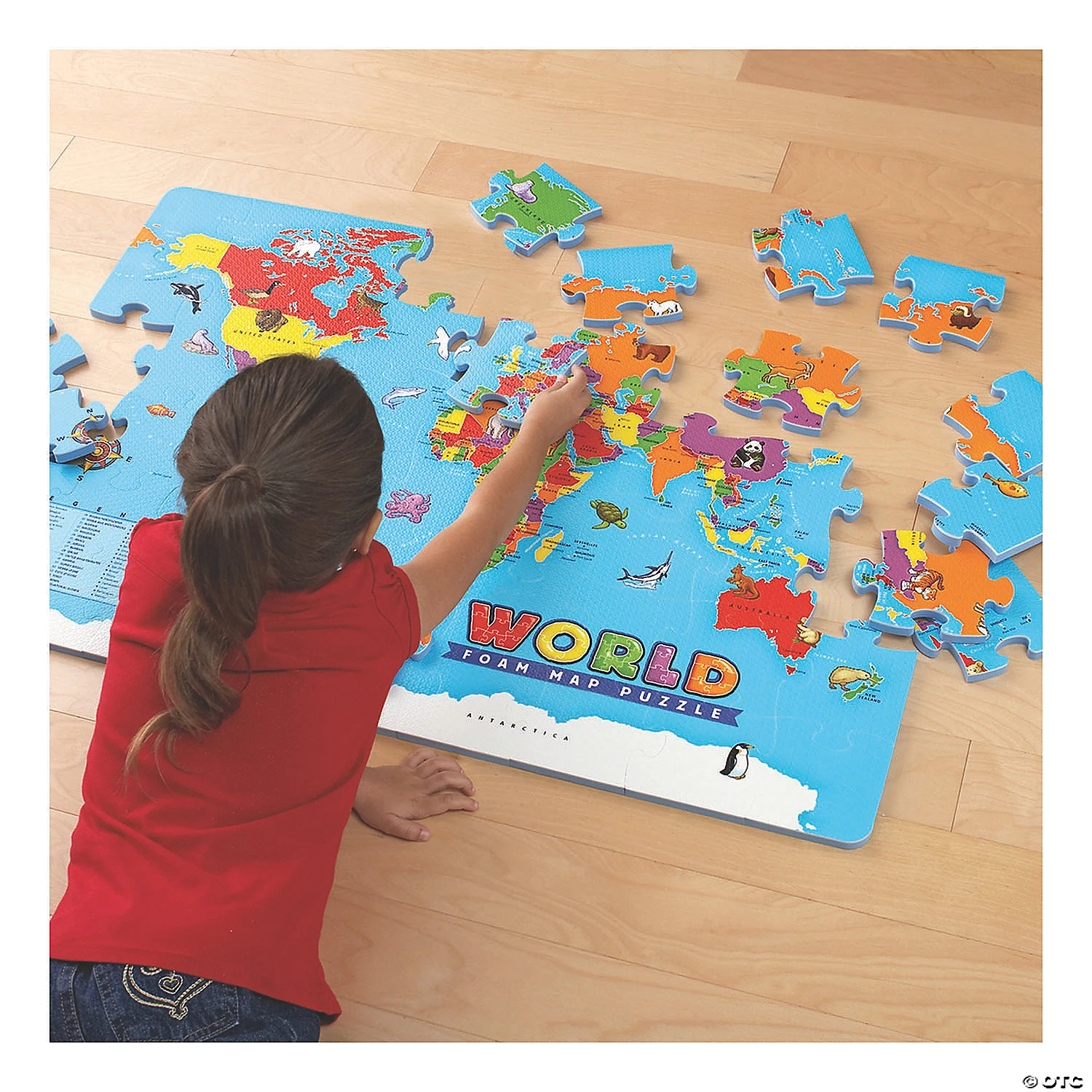Educational Insights: World Foam® Map Jigsaw Puzzle 1 Educational Insights: World Foam® Map Jigsaw Puzzle