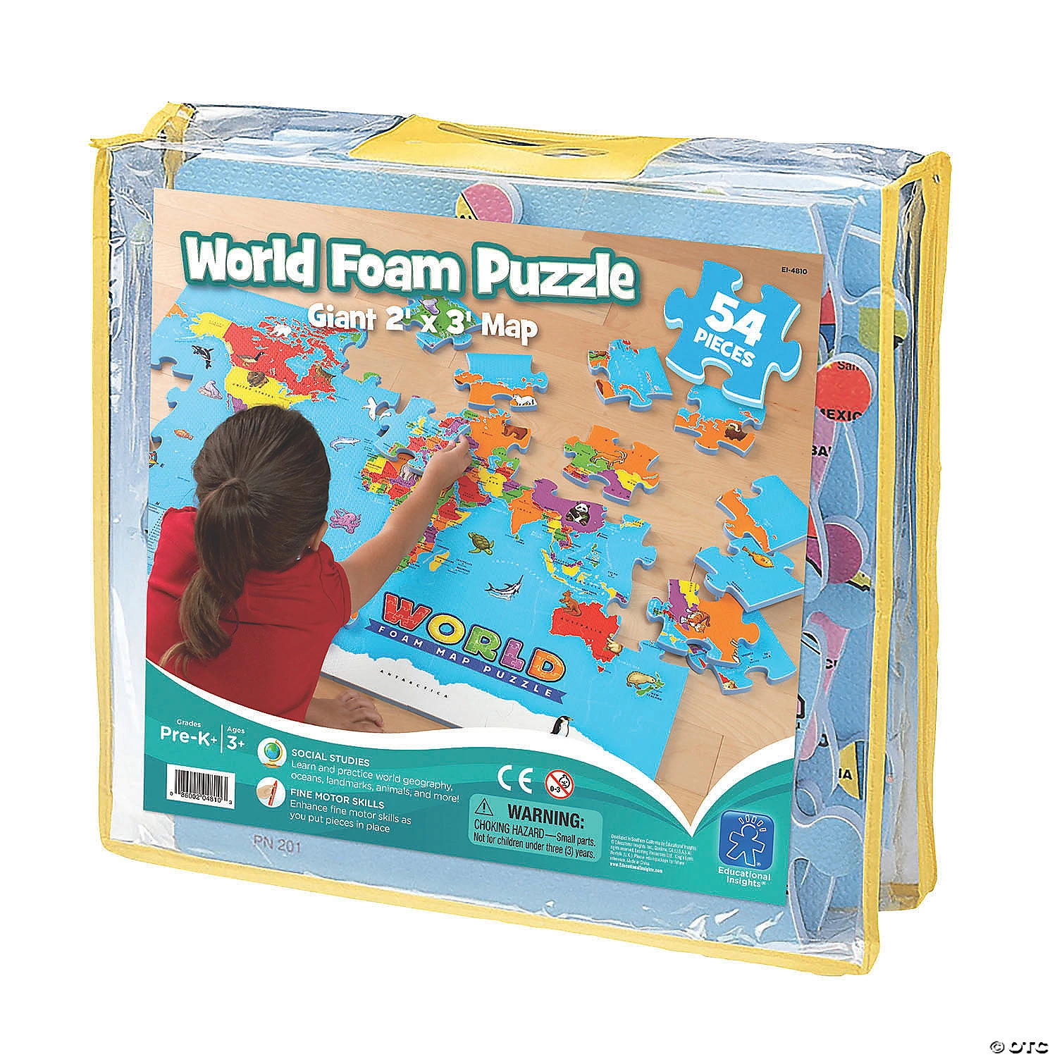 Educational Insights: World Foam® Map Jigsaw Puzzle 2 Educational Insights: World Foam® Map Jigsaw Puzzle - Image 2
