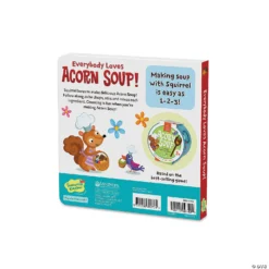 Everybody Loves Acorn Soup! Board Book -Children Toy Store everybody loves acorn soup board bookbb02 a05