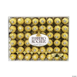 FERRERO ROCHER Hazelnut Chocolate Diamond Gift Box, 48 Pieces