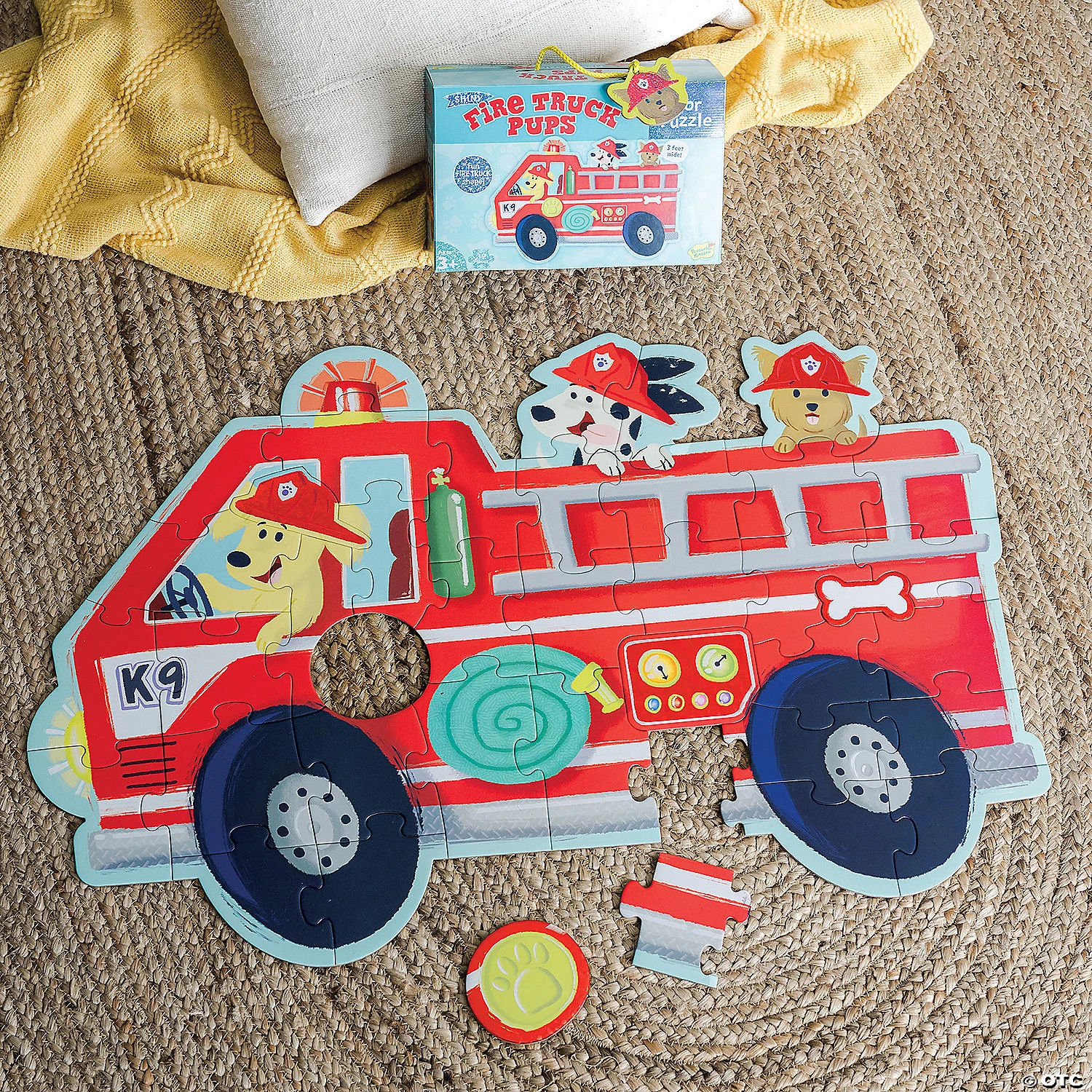 Fire Truck Pups Floor Puzzle 1 Fire Truck Pups Floor Puzzle