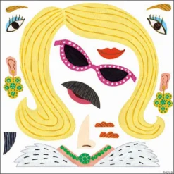 Funny Faces Reusable Sticker Tote 5 Funny Faces Reusable Sticker Tote -Children Toy Store funny faces reusable sticker totesp28 a02