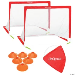 GoSports: 4ft Portable Pop Up Soccer Goals - Set Of 2