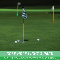 GoSports Light Up Golf Hole Lights: Set Of 3 -Children Toy Store gosports light up golf hole lights set of 314111148 a02
