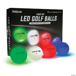 GoSports Light Up LED Golf Balls: 12 Pack