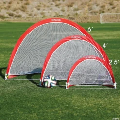 GoSports - Portable Pop Up Soccer Goals: Set Of 2 -Children Toy Store gosports portable pop up soccer goals set of 214097683 a02