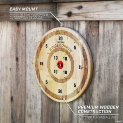 GoSports Ringer Darts Toss Game: Natural -Children Toy Store gosports ringer darts toss game natural14097812 a05