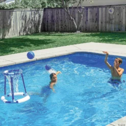 GoSports Splash Hoop 360 Floating Pool Basketball Game, Includes: Hoop, 2 Balls And Pump -Children Toy Store gosports splash hoop 360 floating pool basketball game includes hoop 2 balls and pump14111112 a05