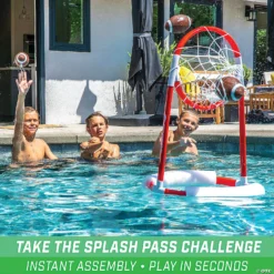 GoSports Splash Pass Floating Pool Football Game -Children Toy Store gosports splash pass floating pool football game14093326 a03