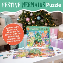 Holiday Mermaids Puzzle 7 Holiday Mermaids Puzzle -Children Toy Store holiday mermaids puzzle14118731 a02