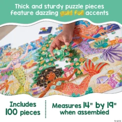 Holiday Mermaids Puzzle 8 Holiday Mermaids Puzzle -Children Toy Store holiday mermaids puzzle14118731 a03