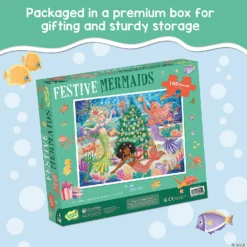 Holiday Mermaids Puzzle 9 Holiday Mermaids Puzzle -Children Toy Store holiday mermaids puzzle14118731 a05