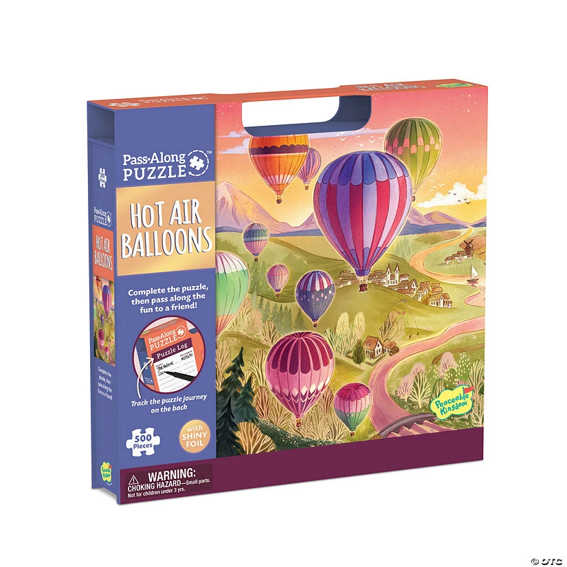 Hot Air Balloons Pass Along Puzzle 1 Hot Air Balloons Pass Along Puzzle