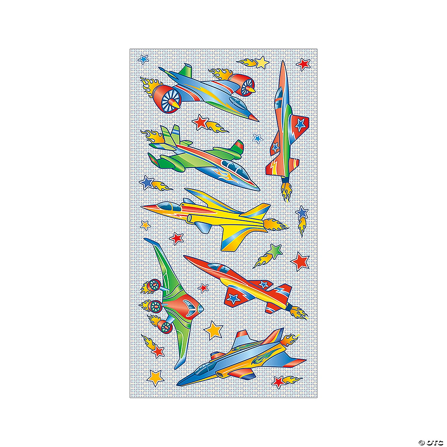 Jets Foil Stickers: Pack Of 12 2 Jets Foil Stickers: Pack Of 12 - Image 2