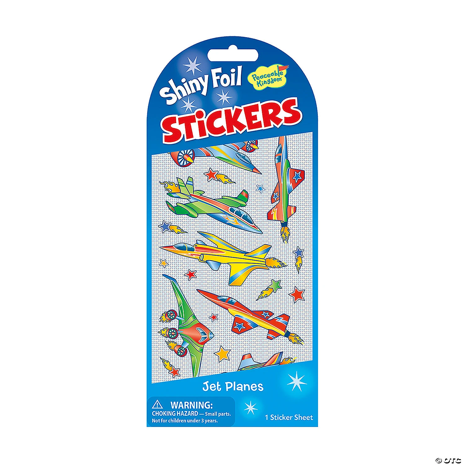 Jets Foil Stickers: Pack Of 12 1 Jets Foil Stickers: Pack Of 12
