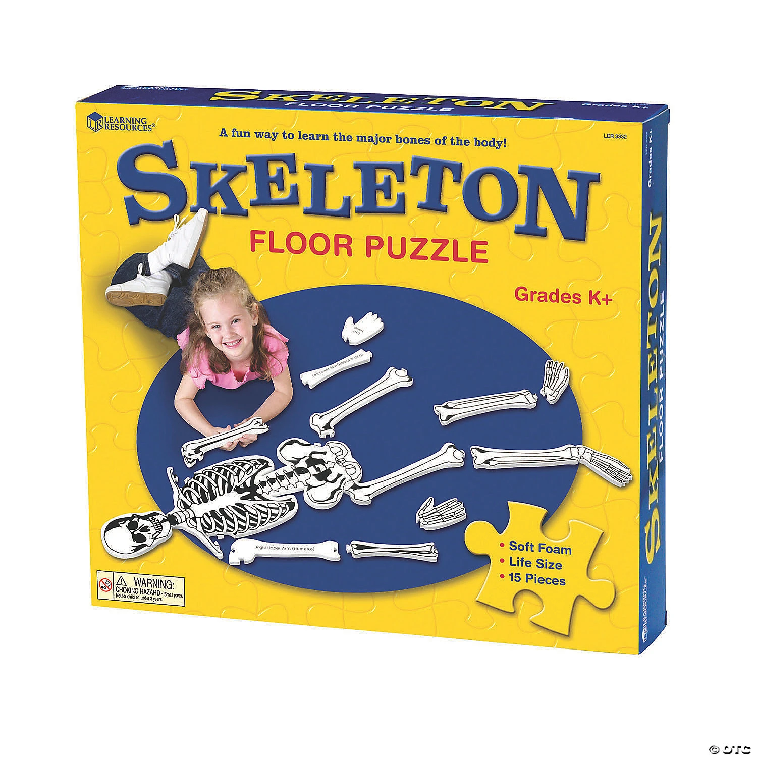 Learning Resources® Skeleton Foam Floor Jigsaw Puzzle 1 Learning Resources® Skeleton Foam Floor Jigsaw Puzzle