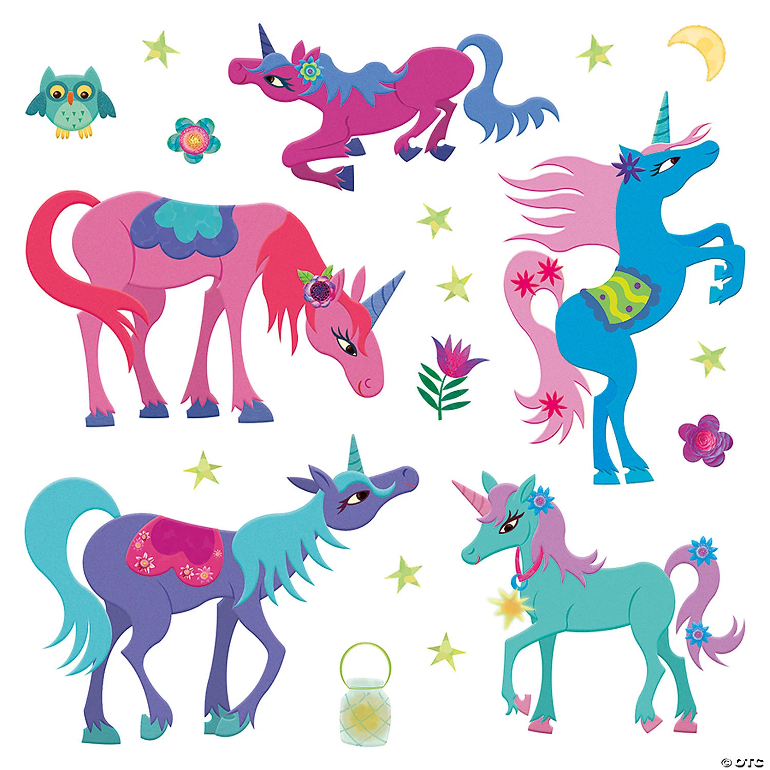 Magical Unicorns Reusable Sticker Tote 3 Magical Unicorns Reusable Sticker Tote - Image 3