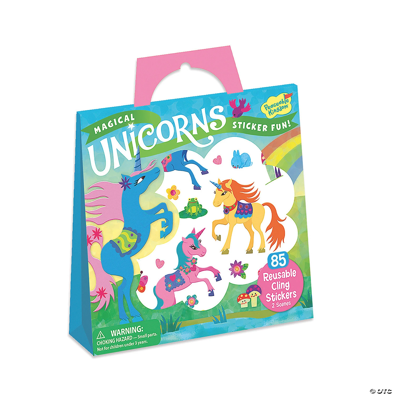 Magical Unicorns Reusable Sticker Tote 1 Magical Unicorns Reusable Sticker Tote