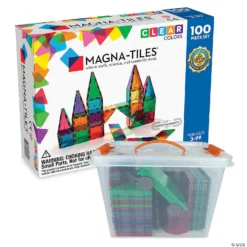 Magna-Tiles® 100pc Set With FREE Storage Bin