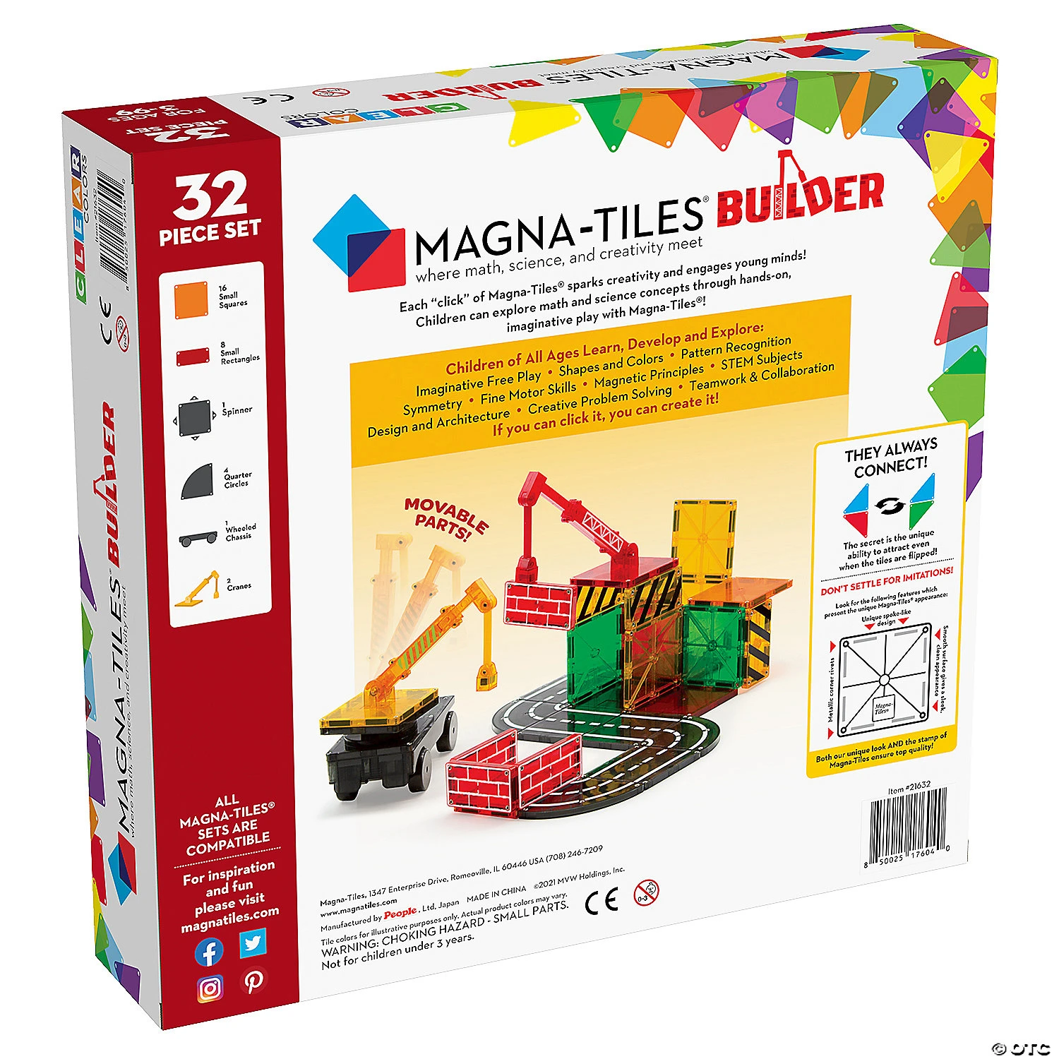 Magna-Tiles® Builder 32-Piece Set 5 Magna-Tiles® Builder 32-Piece Set - Image 5