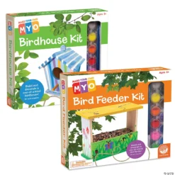 Make Your Own Birdhouse And Feeder: Set Of 2