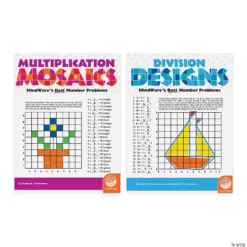 Math Mosaics Multiplication And Division: Set Of 2
