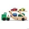 Melissa & Doug Car Carrier Truck & Cars Wooden Toy Set