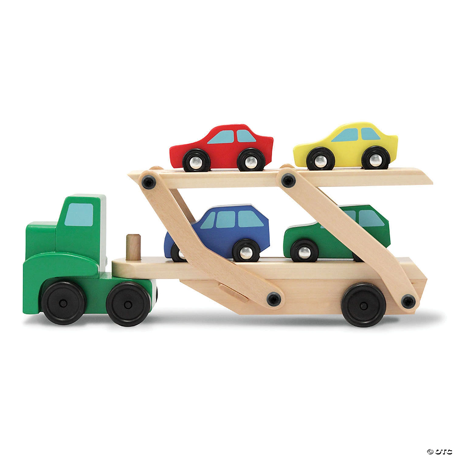Melissa & Doug Car Carrier Truck & Cars Wooden Toy Set 1 Melissa & Doug Car Carrier Truck & Cars Wooden Toy Set
