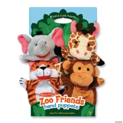 Melissa & Doug® - Zoo Friends Hand Puppets
